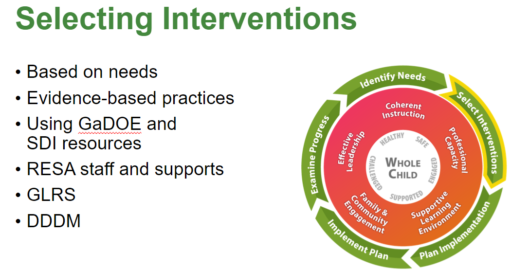 Georgia’s Systems of Continuous Improvement